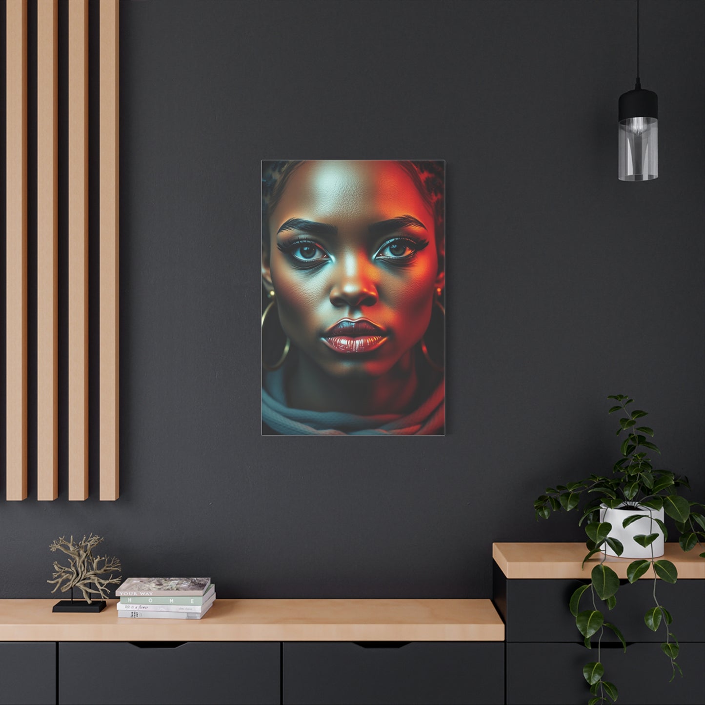 Lady Basquiats Palette Prestige Wall Art & Canvas Print