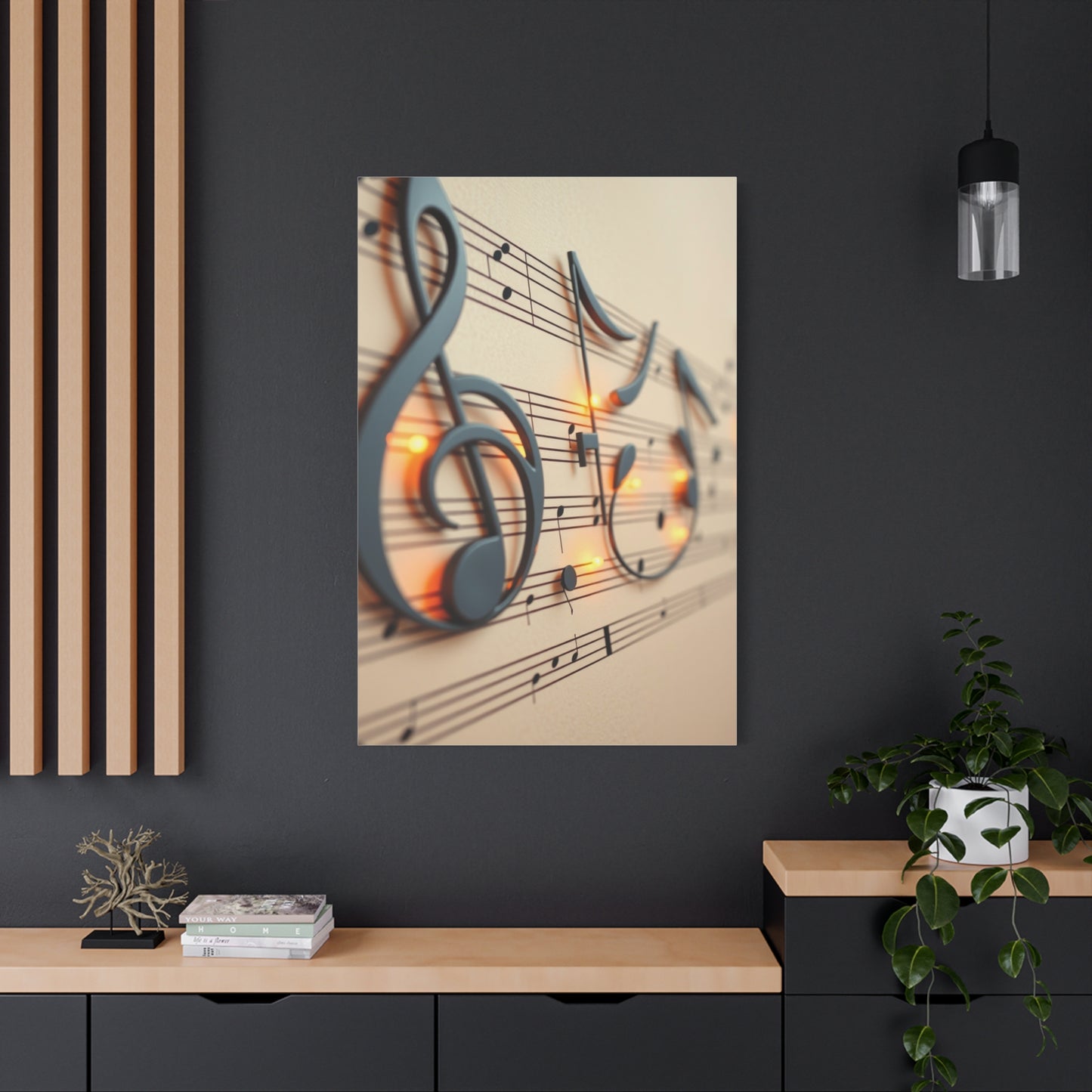 Elite Musical Notes Art Vision Wall Art & Canvas Print