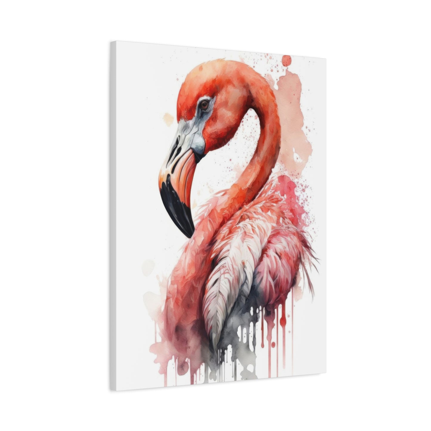 Flaming Pink Paintflow Wall Art & Canvas Prints