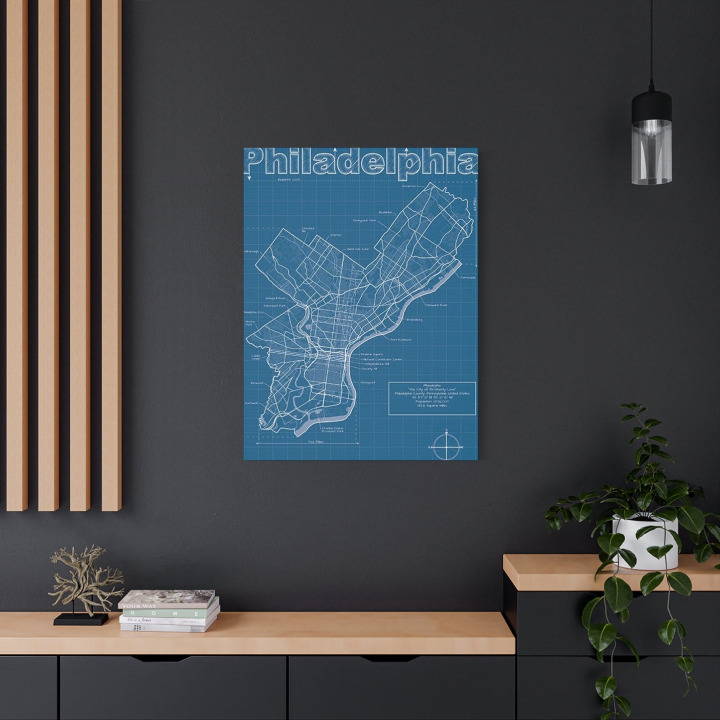Map Of Philadelphia Poster Wall Art & Canvas Prints
