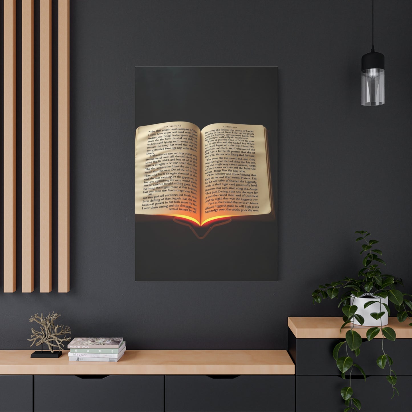 Ethereal Scripture Tableau Wall Art & Canvas Print