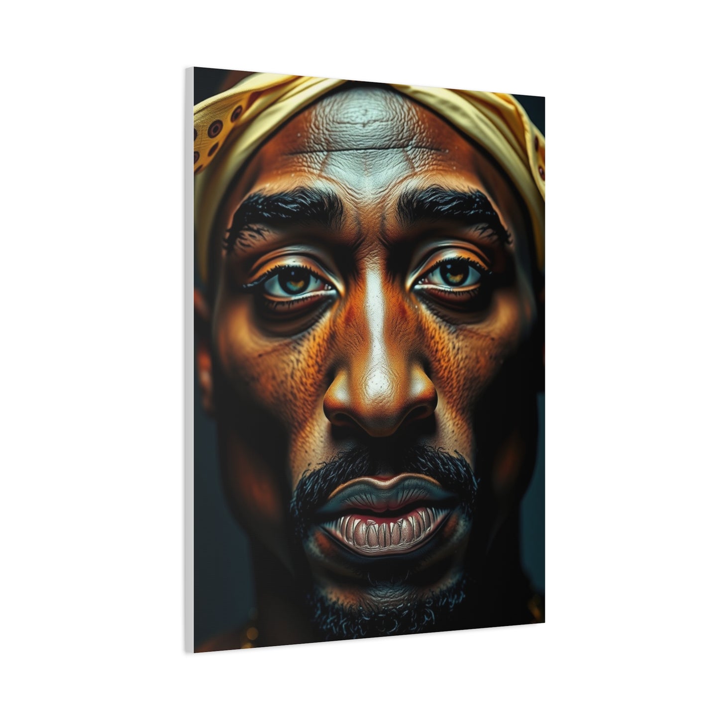 Gilded Hip-Hop Icon Wall Art & Canvas Print