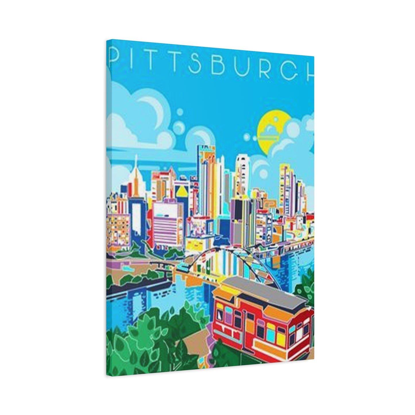 Pittsburgh Graffiti Poster Wall Art & Canvas Prints