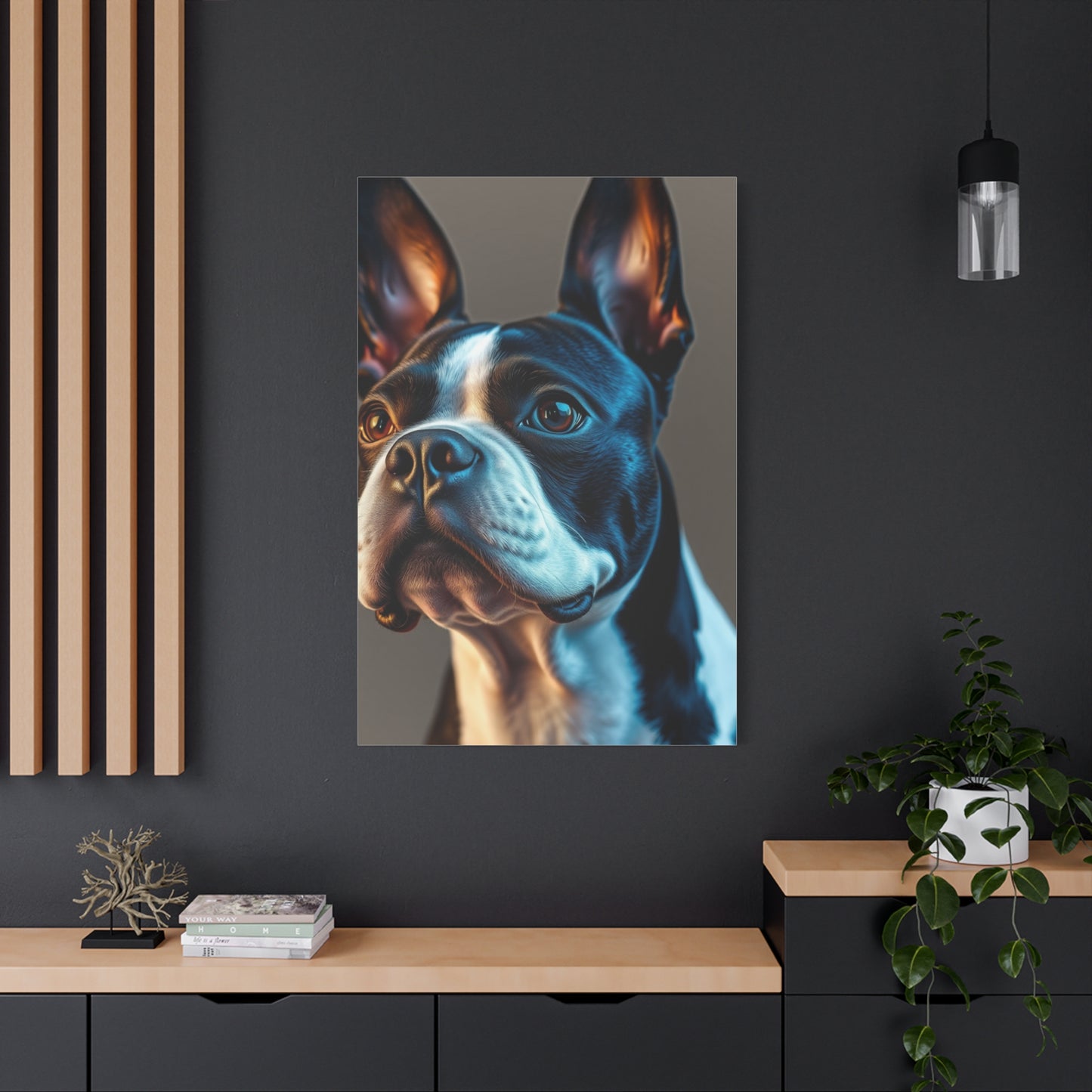 Boston Terrier Art Premium Gallery Wall Art & Canvas Print