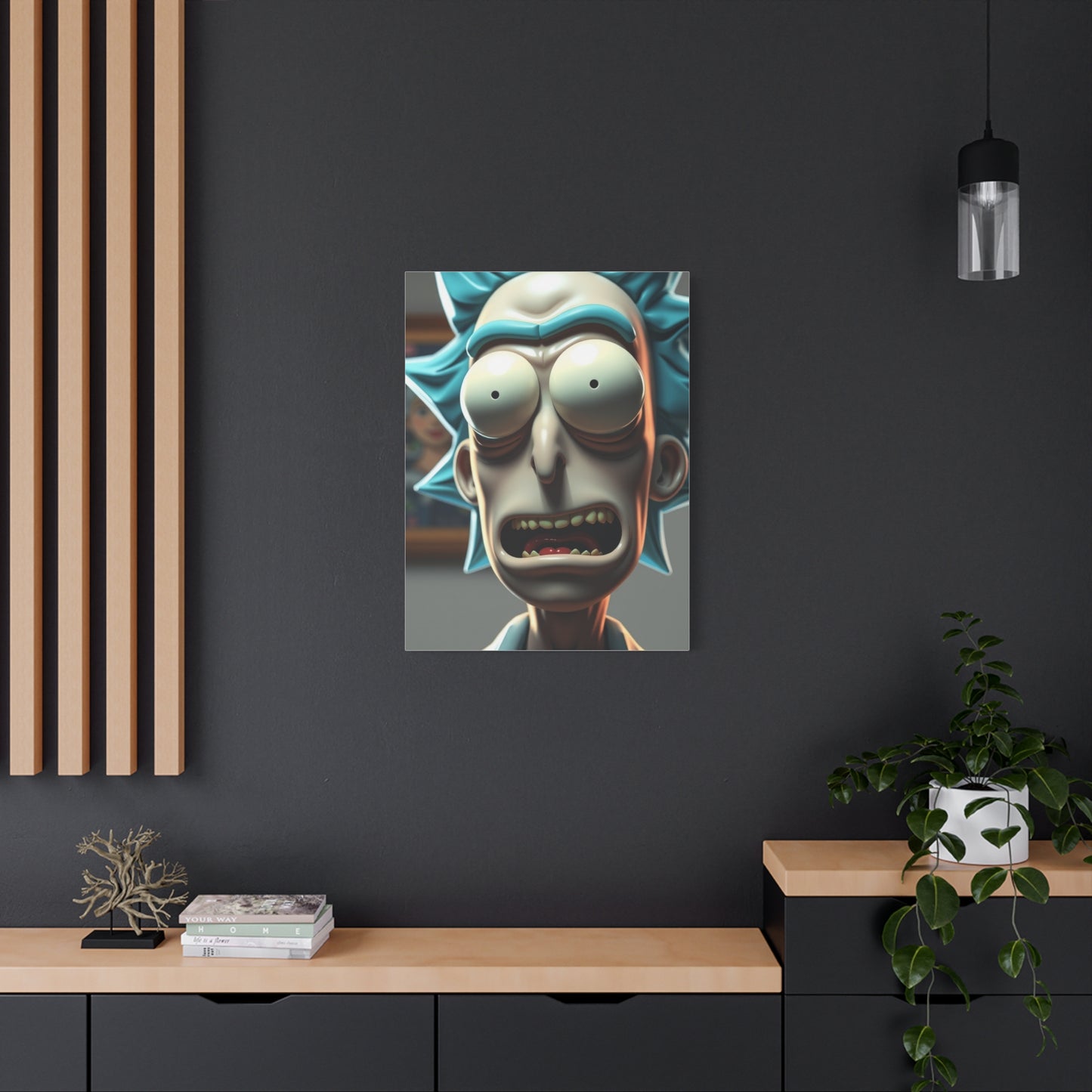 Rick and Morty Art Premium Canvas 19 Wall Art & Canvas Print