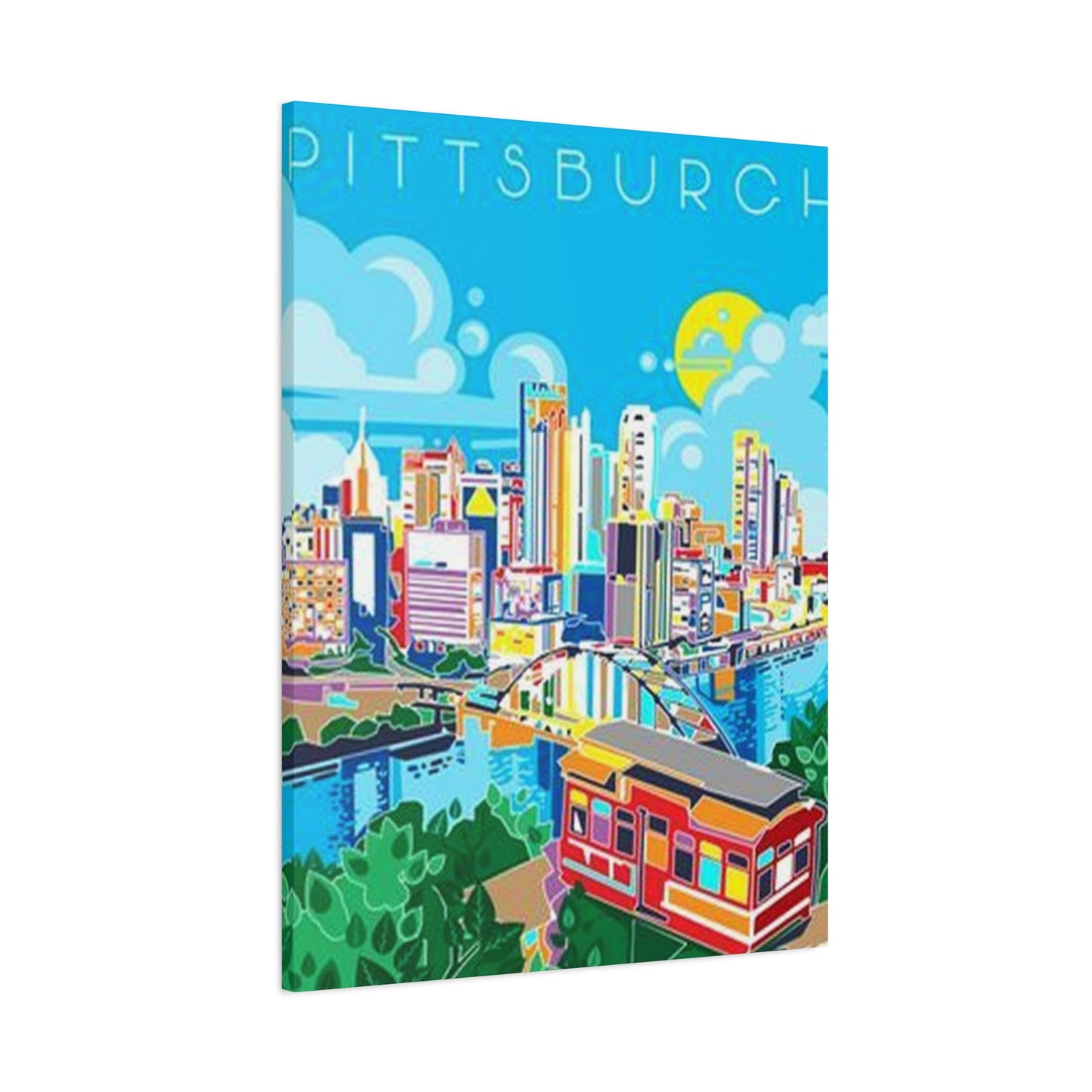 Pittsburgh Graffiti Poster Wall Art & Canvas Prints