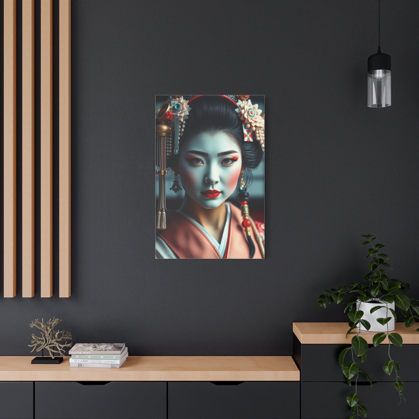 Geisha Art Canvas Art 4 Wall Art & Canvas Print