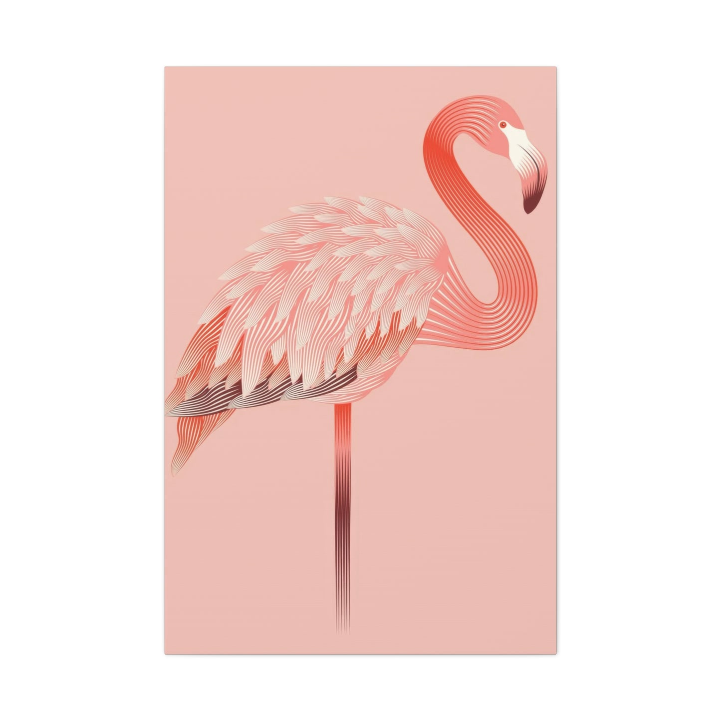 Flamingo Light Pink Wall Art & Canvas Prints