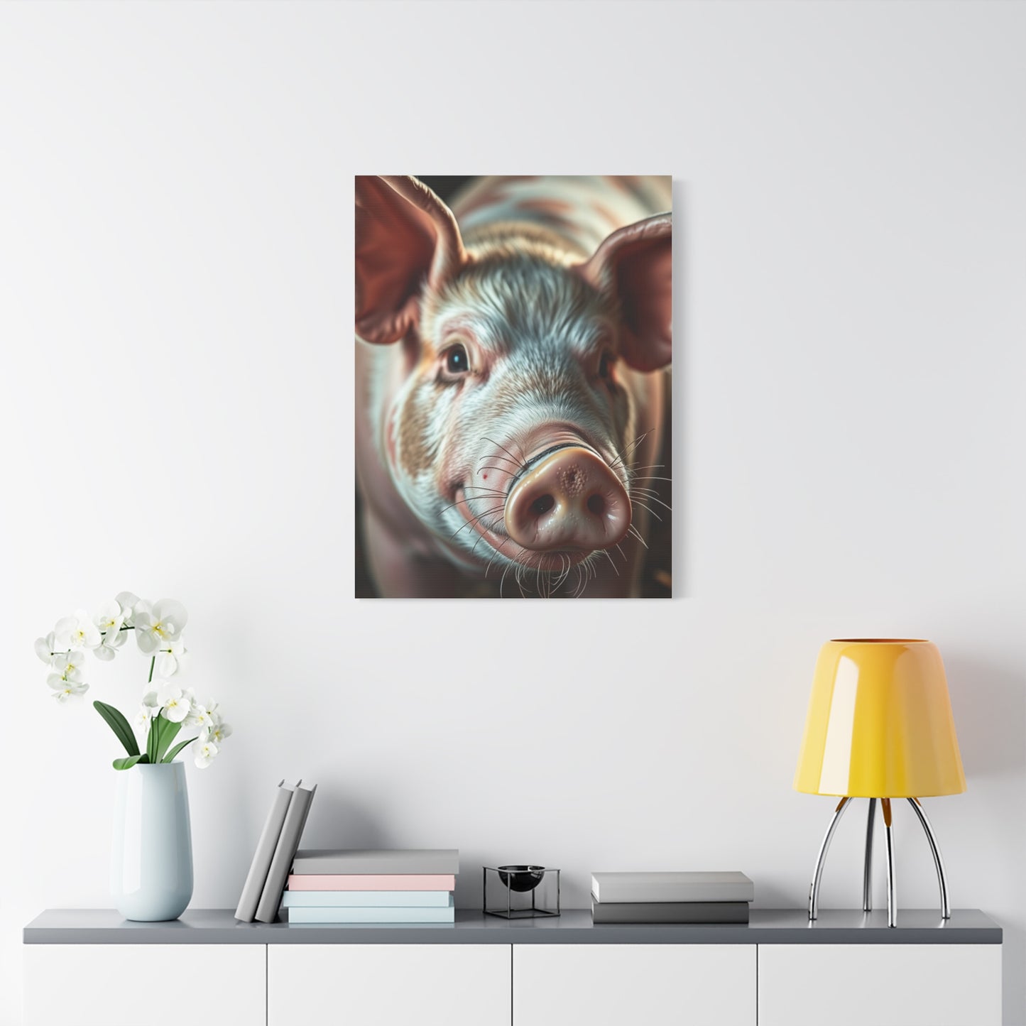 Pig Art Canvas Art 3 Wall Art & Canvas Print
