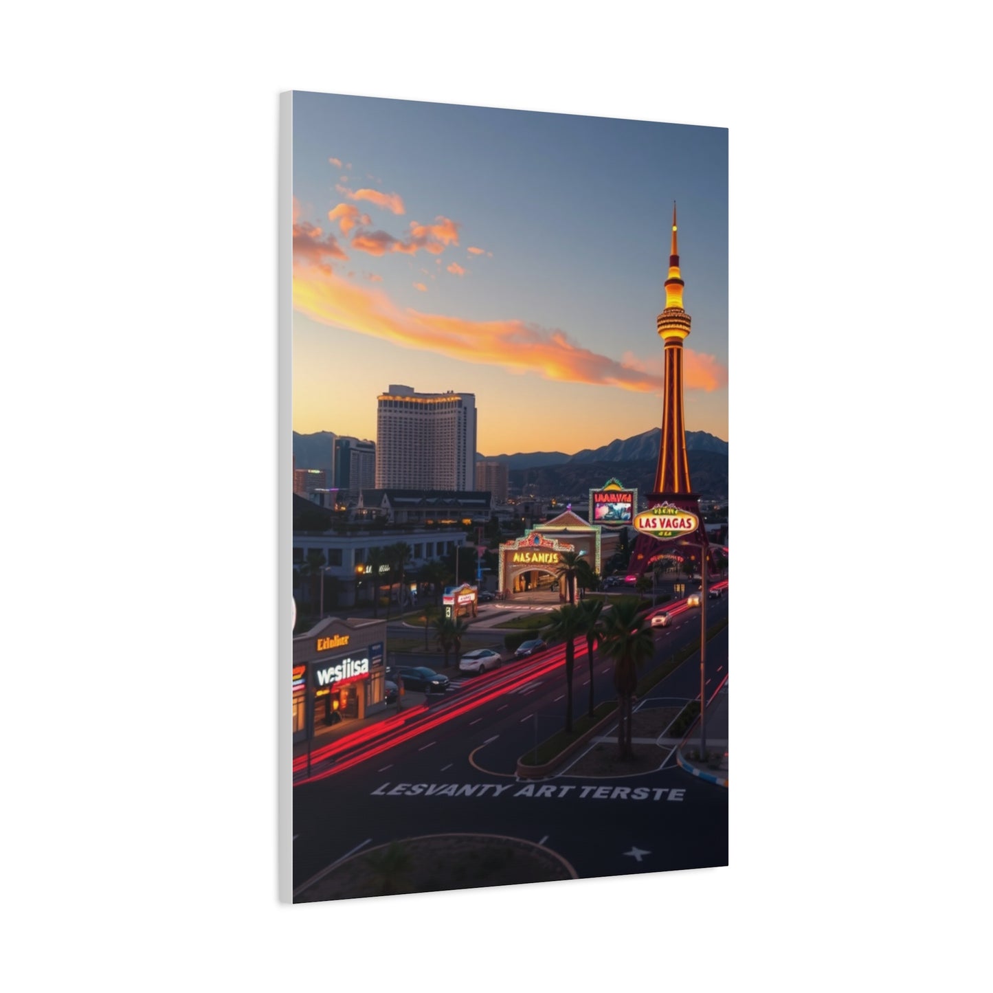 Las Vagas Art Canvas Art 4 Wall Art & Canvas Print