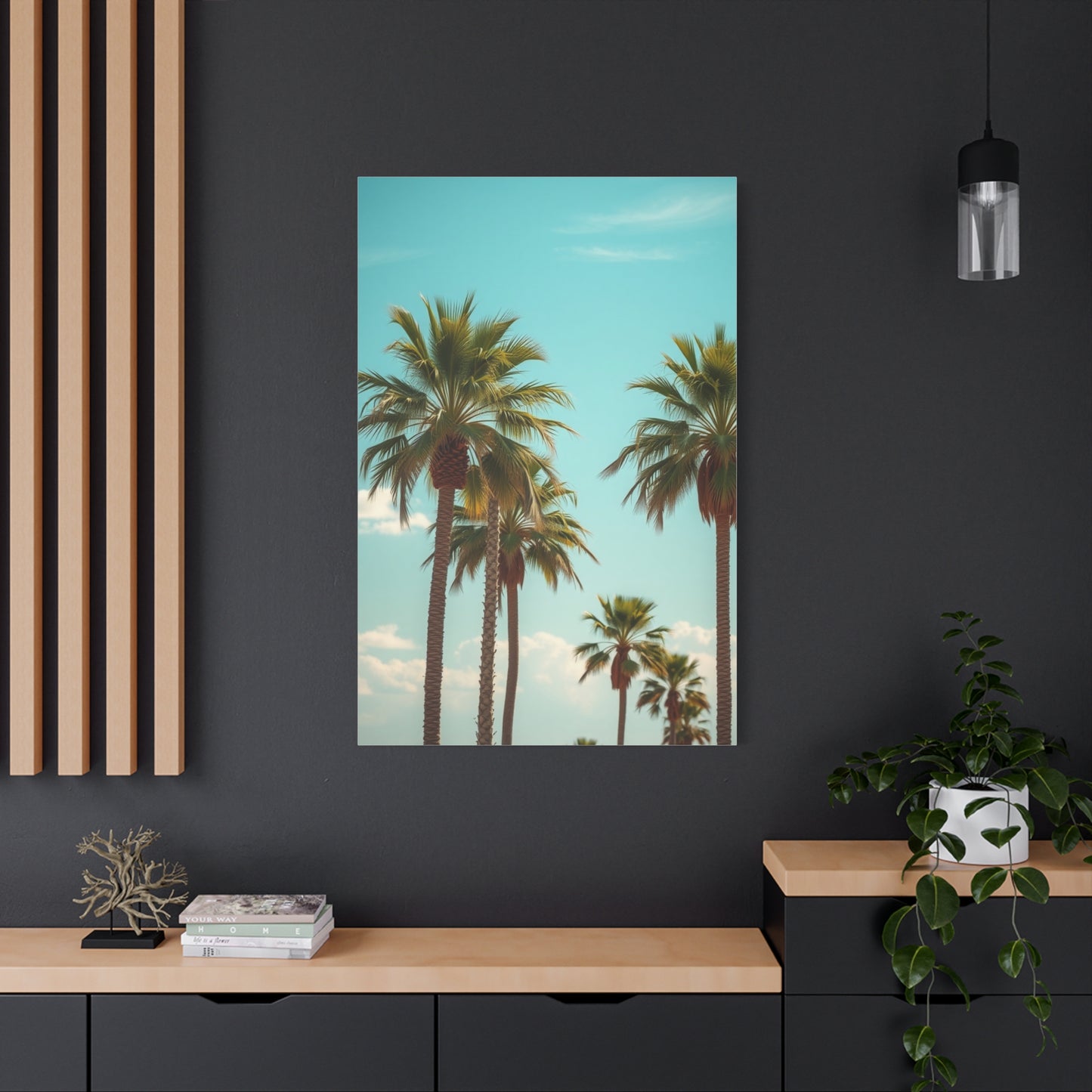 Palm Trees Art Premium Canvas 19 Wall Art & Canvas Print