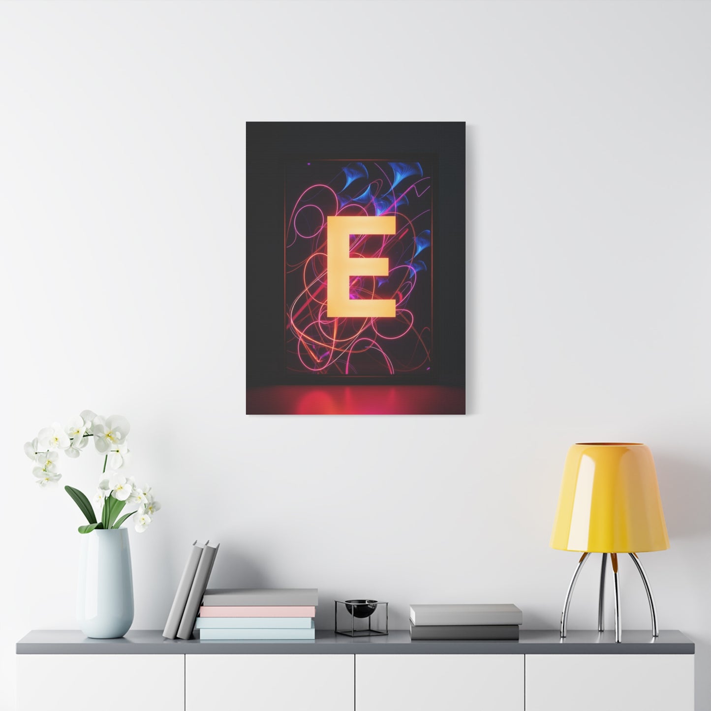 The Letter E - Art Canvas Art 1 Wall Art & Canvas Print