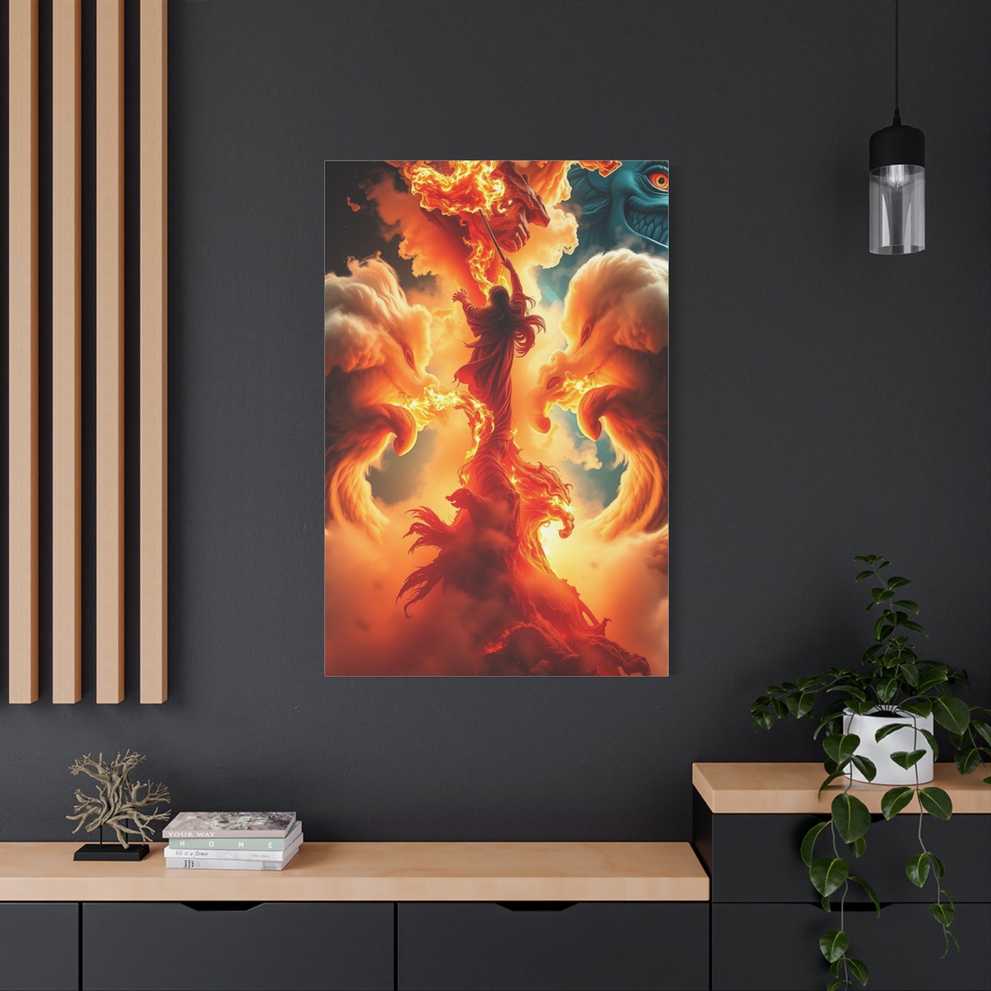 Upright Brilliance Artwork Wall Art & Canvas Print