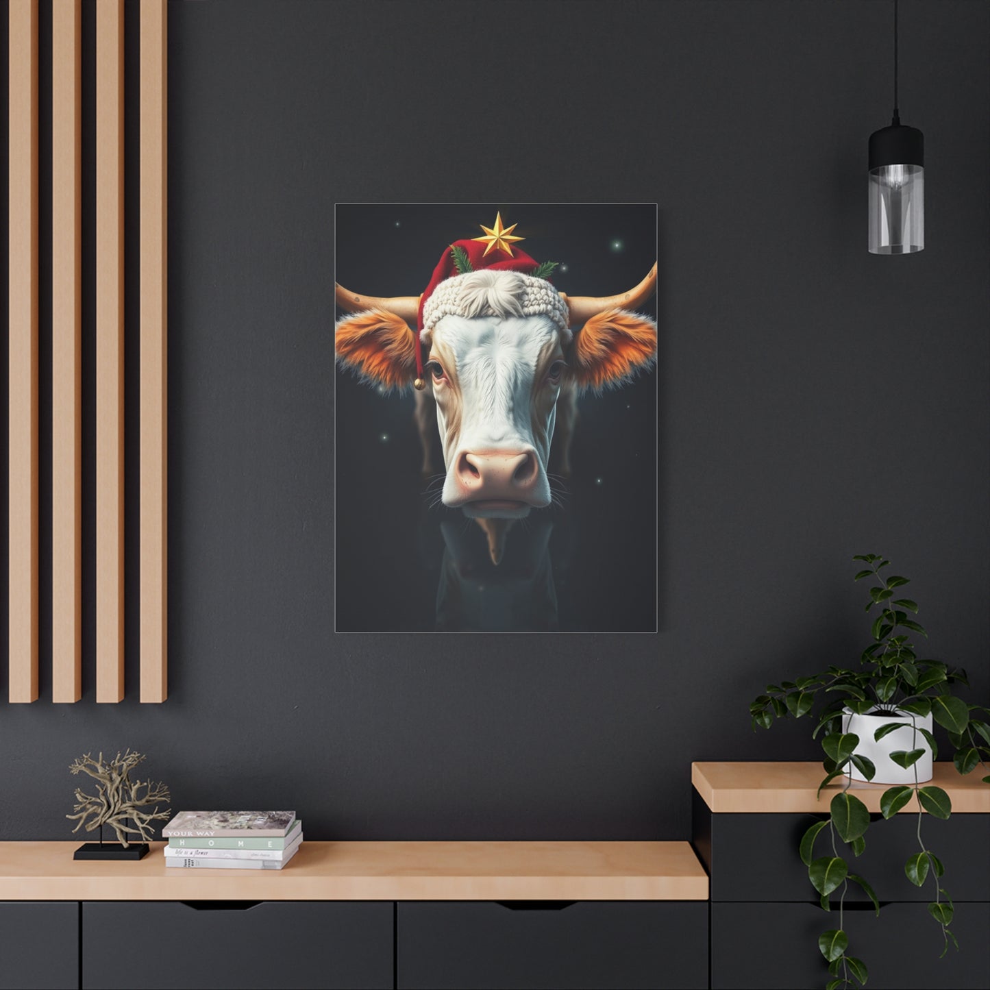 Noel Bovine Serenity Canvas wall art & canvas print