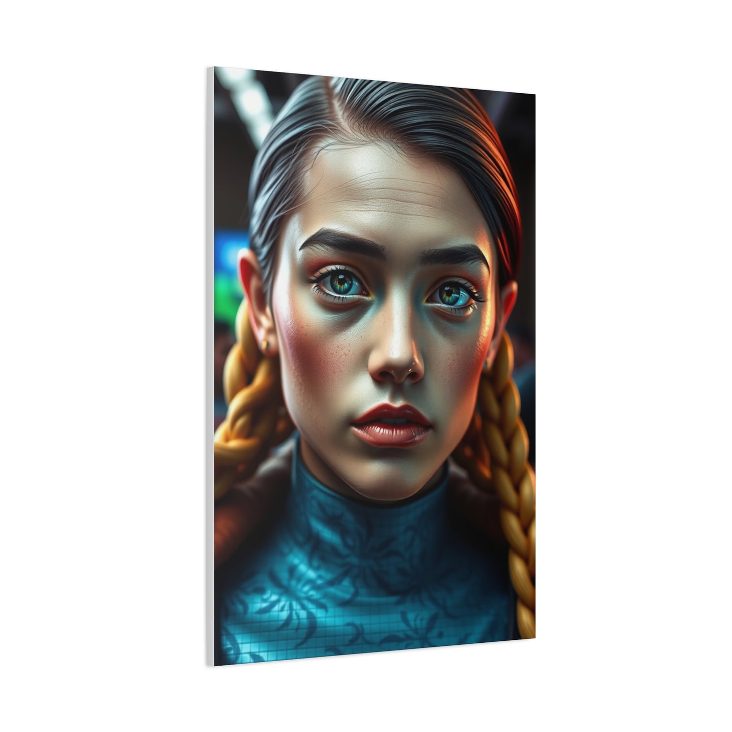 Artisanal Pixel Matrix Wall Art & Canvas Print