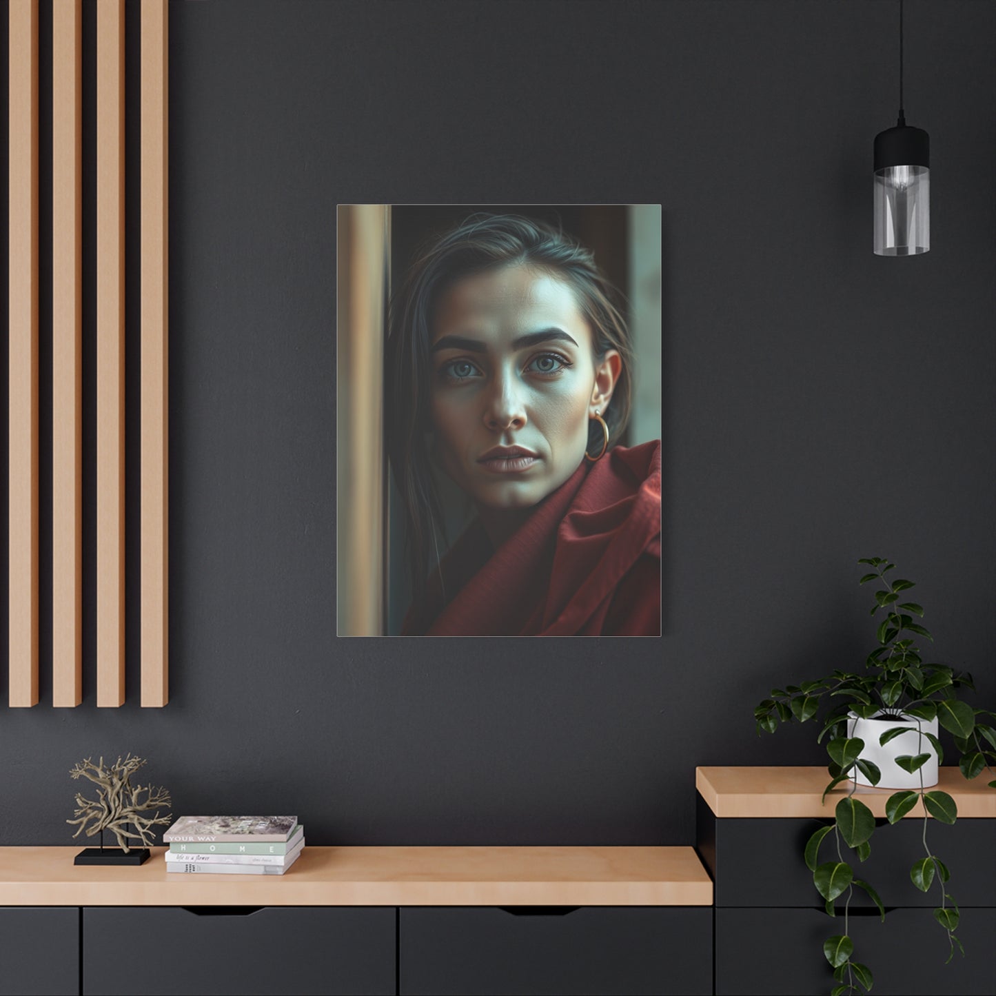 Vertical Symphony Canvas Wall Art & Canvas Print