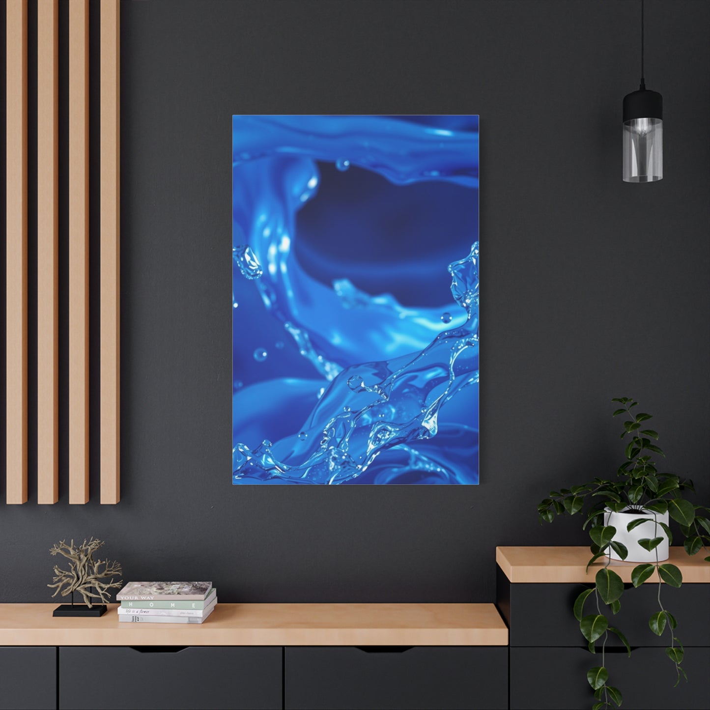 Sapphire Serenity Tableau Wall Art & Canvas Print