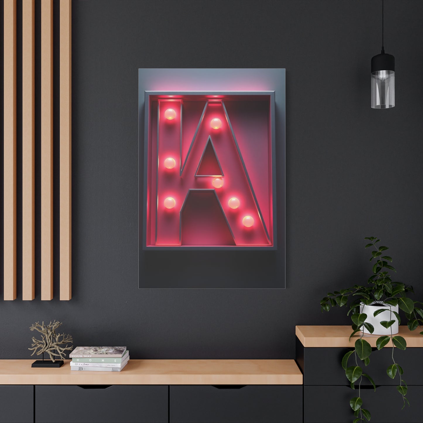 Luxury A Alphabet & Letter Art Collection Wall Art & Canvas Print