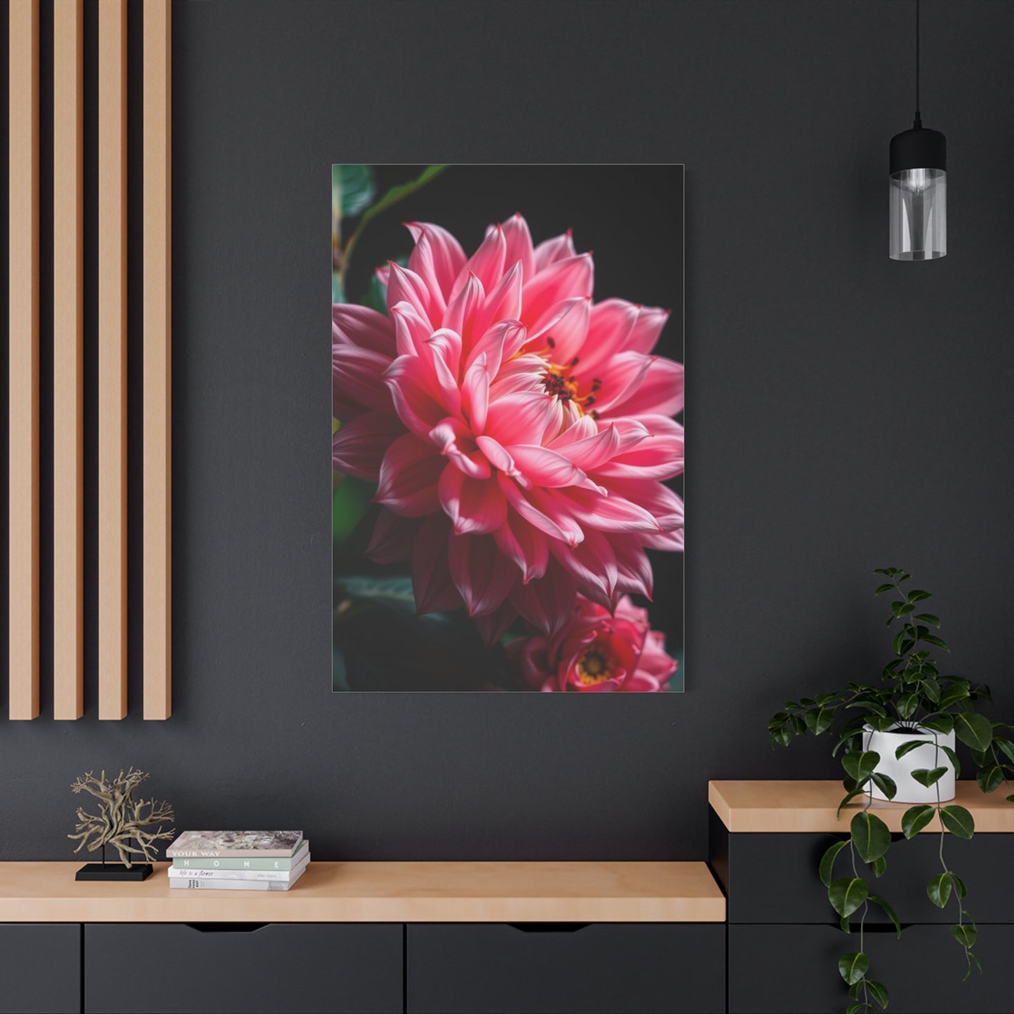 Petal Harmony Portrait Wall Art & Canvas Print