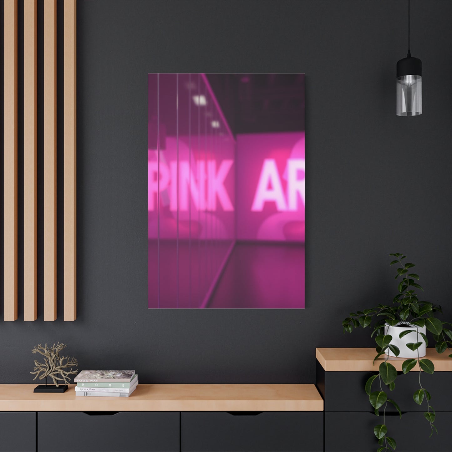 Roseate Elegance Canvas Wall Art & Canvas Print