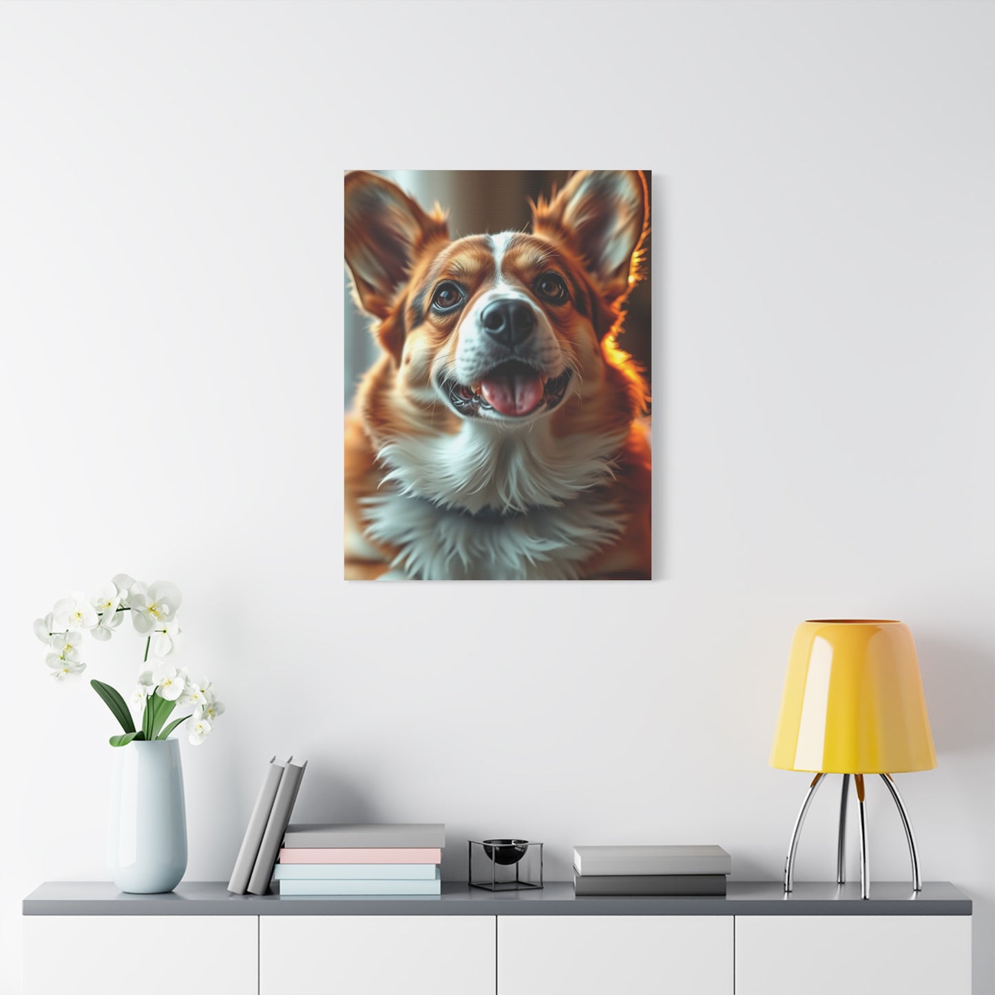Corgi Dog Art Canvas Art 4 Wall Art & Canvas Print