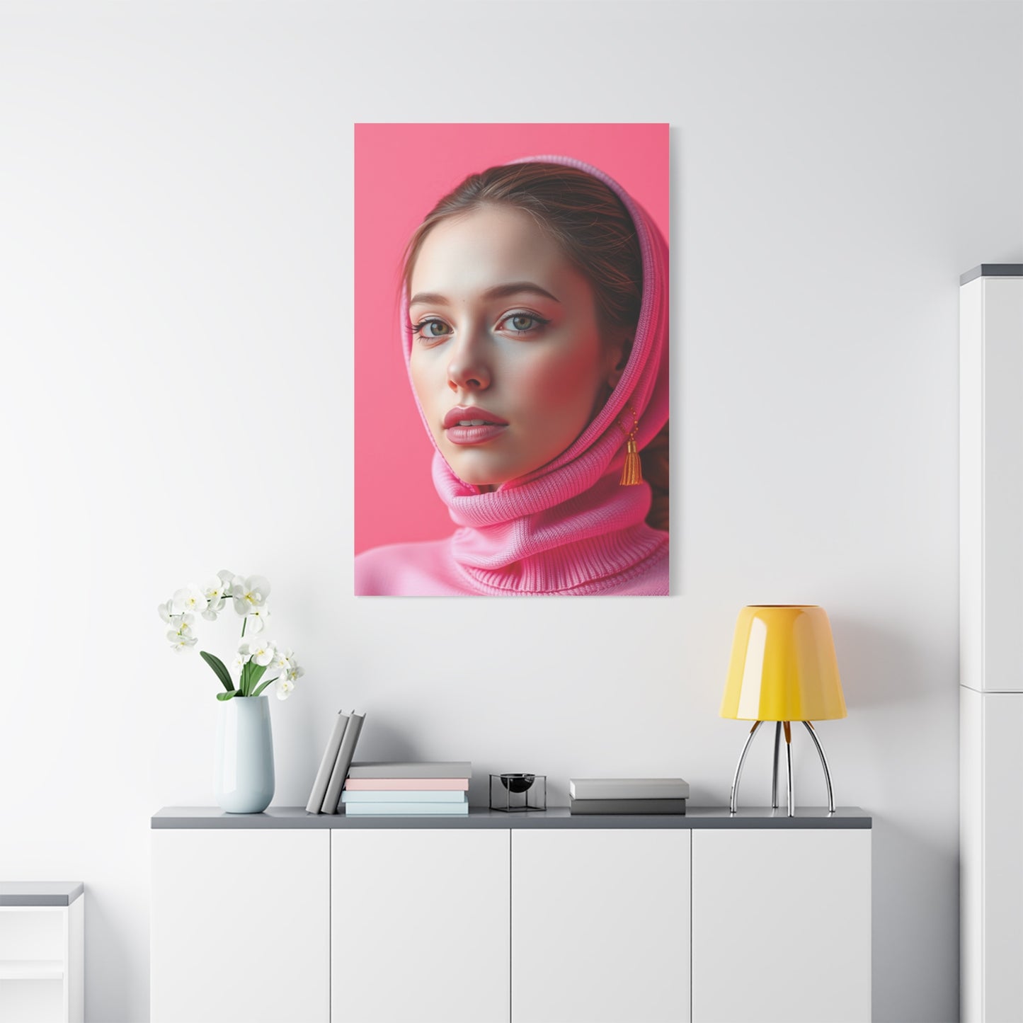 Pink Art Premium Canvas 19 Wall Art & Canvas Print