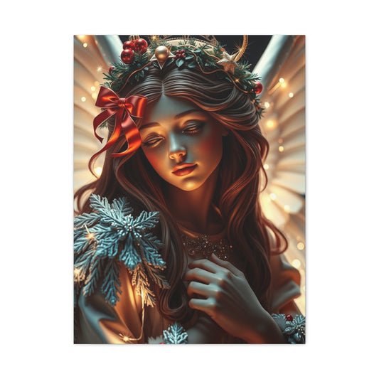 Christmas Angel Art Luxury Canvas Wall Art & Canvas Print