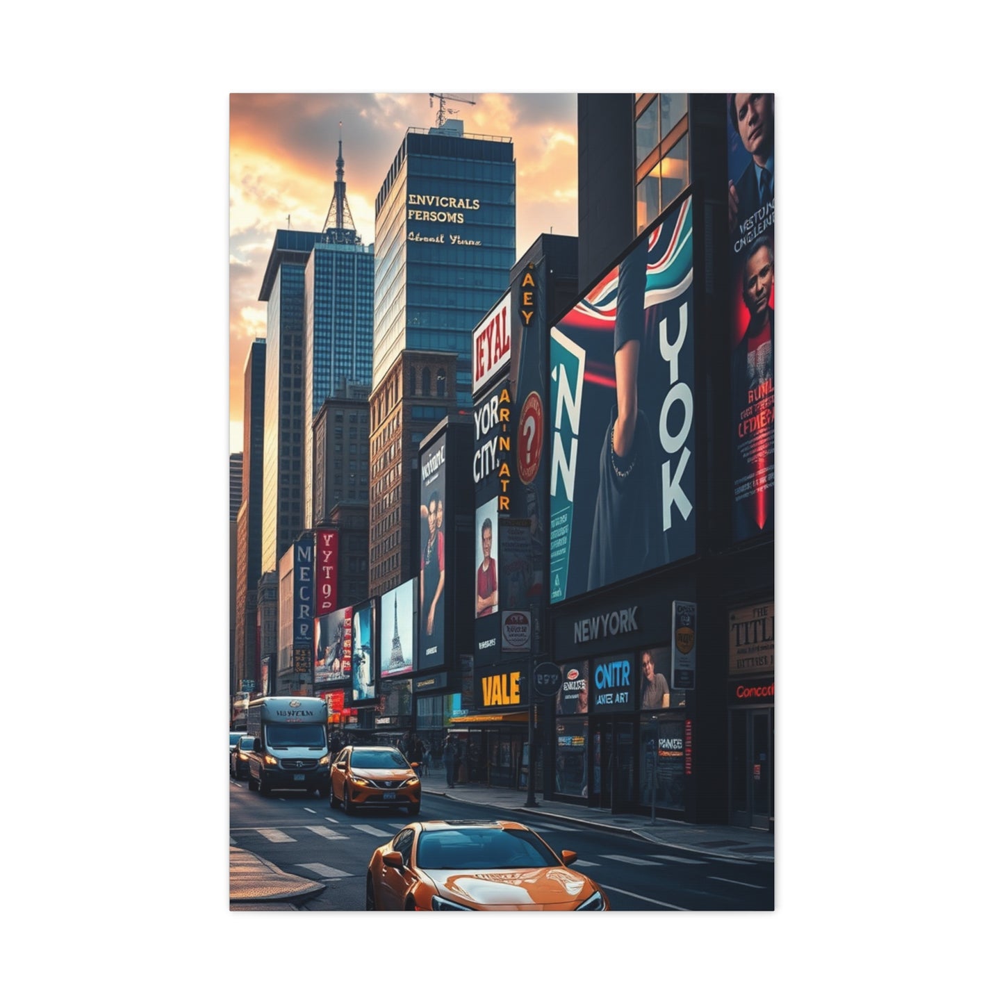 SoHo Chic Panorama Wall Art & Canvas Print