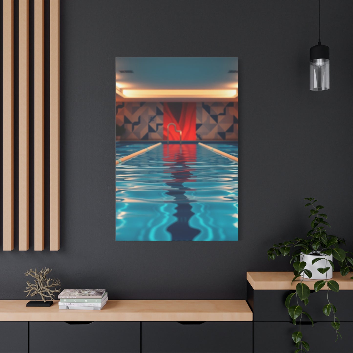 Swimming Pool Art Refined Canvas Wall Art & Canvas Print