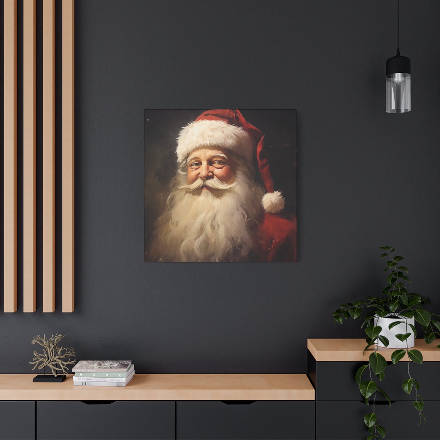 Smiling Santa Claus Wall Art & Canvas Prints