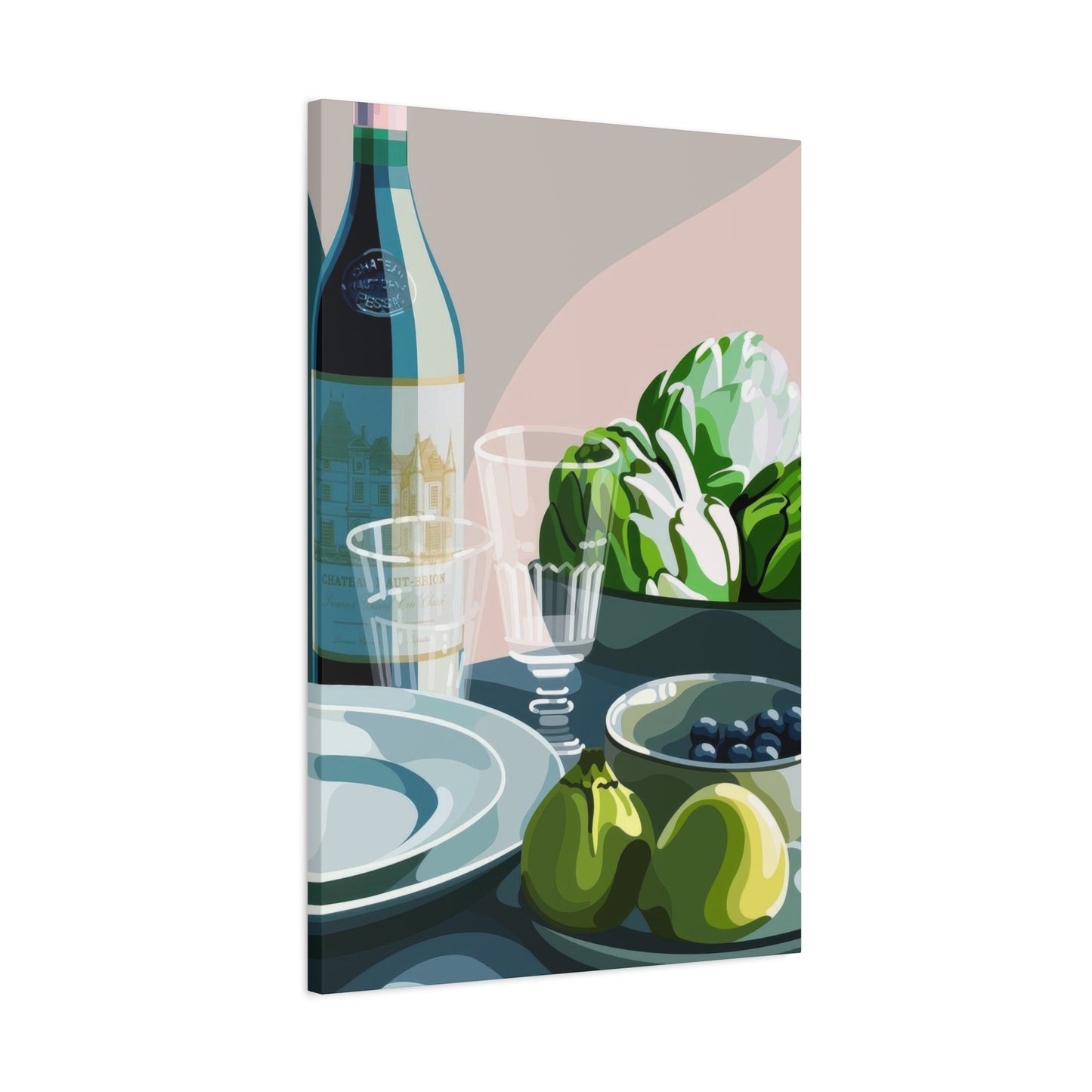 Wine Fruit On Table Wall Art & Canvas Prints