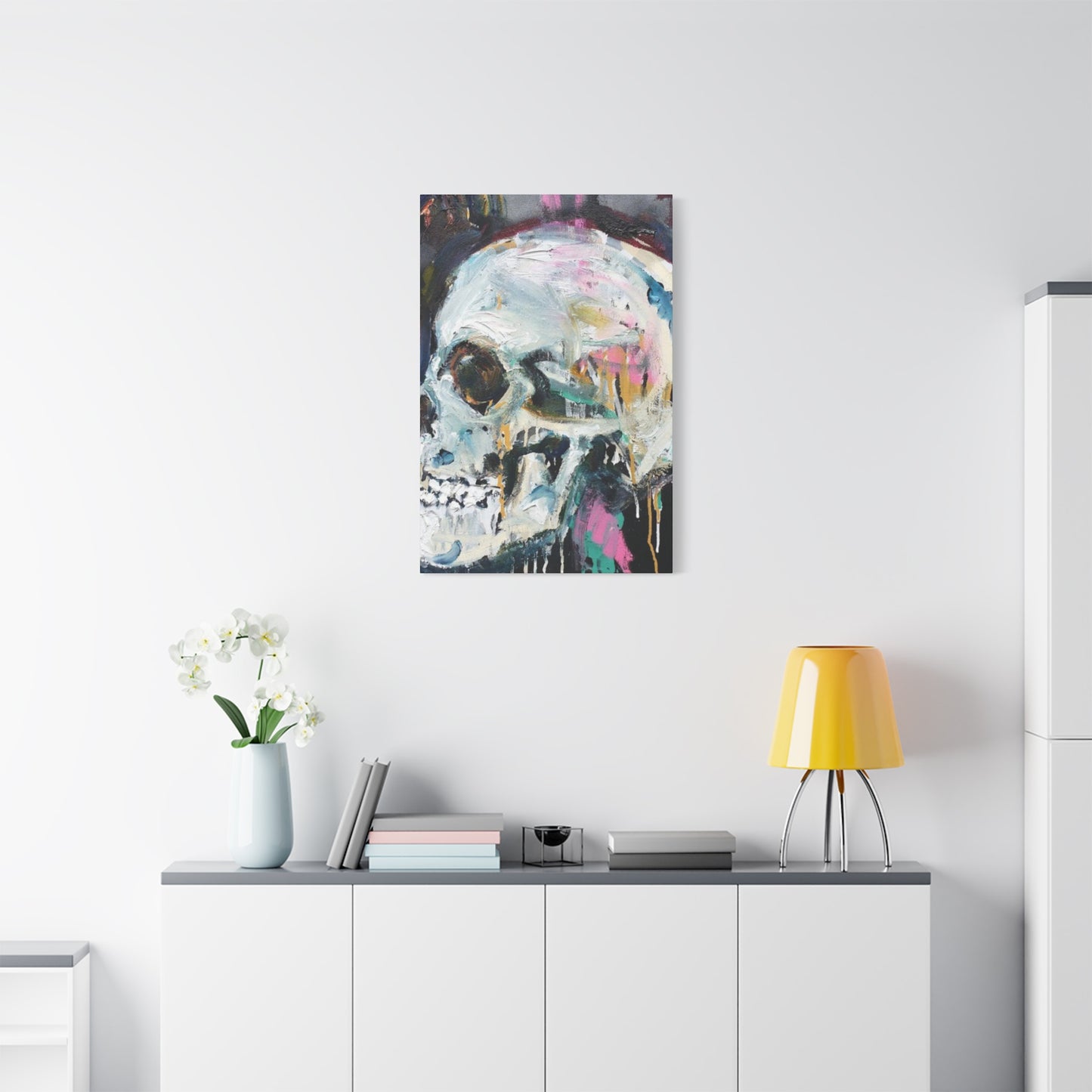 Skull Painting Wall Art & Canvas Prints