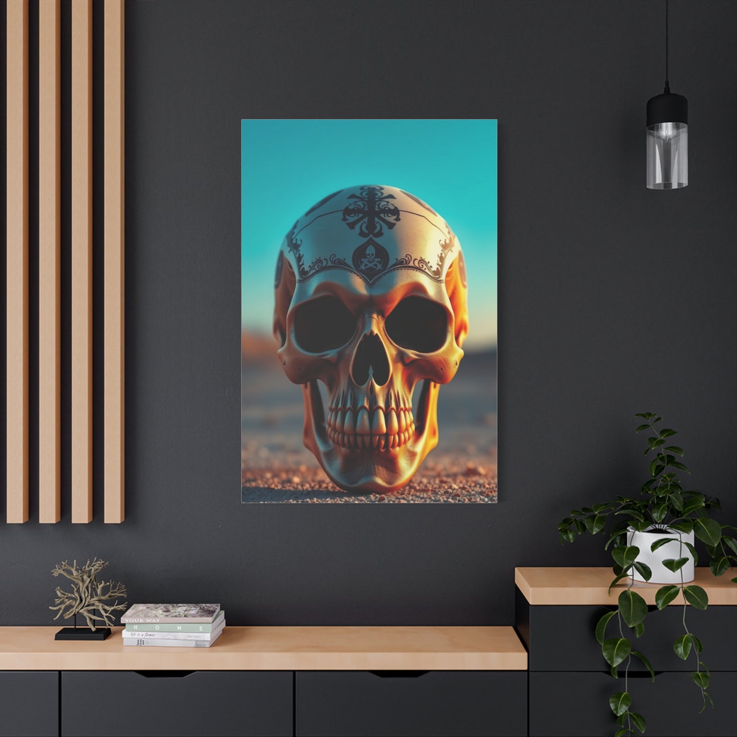 Aristocratic Skull Manifest Wall Art & Canvas Print