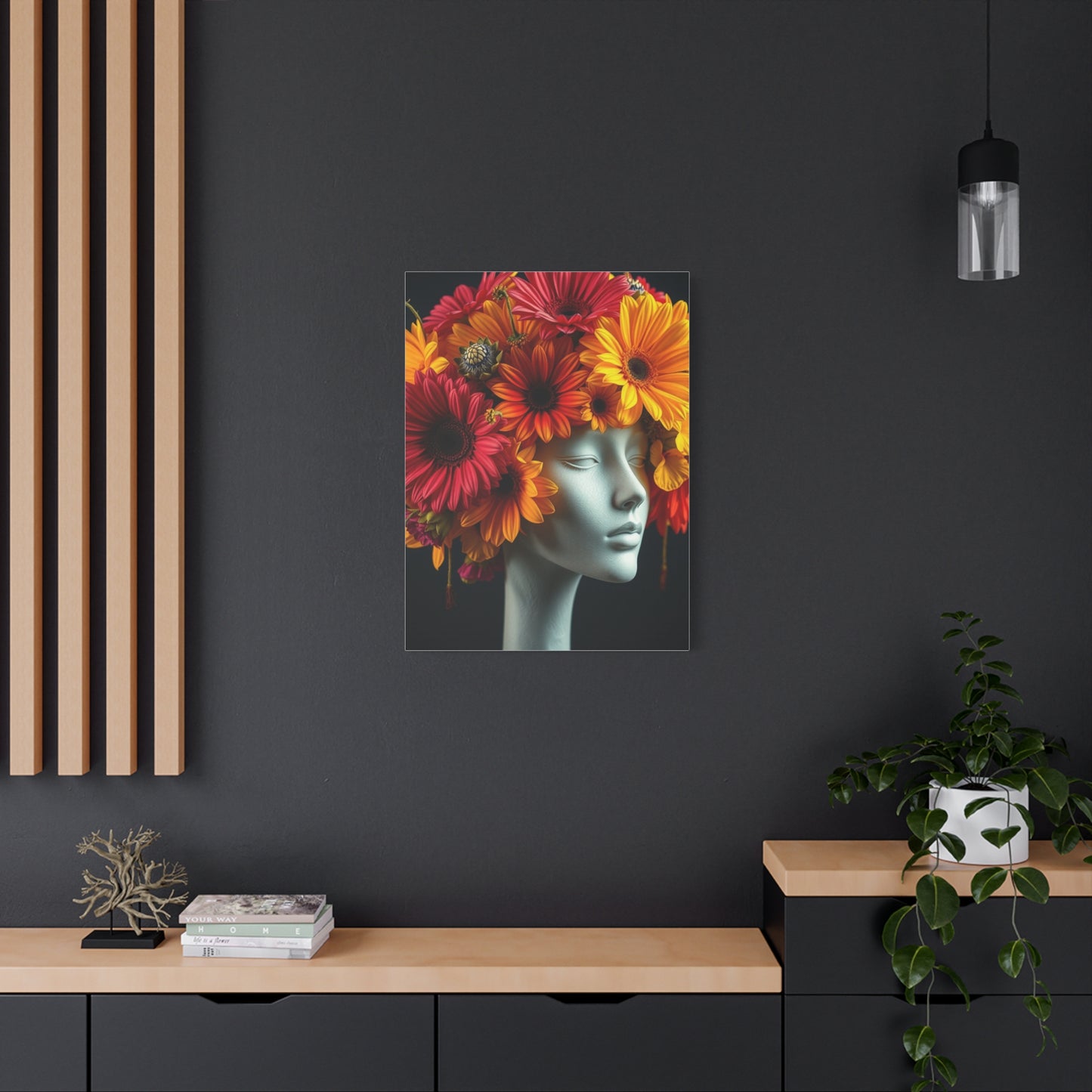 Floral Splendor Tableau Wall Art & Canvas Print