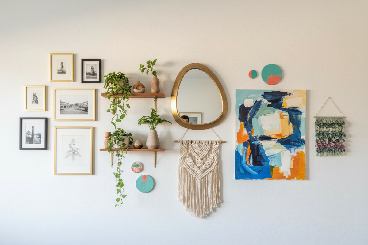 10 Creative Ways to Breathe Life into Blank Walls with Artistic Flair
