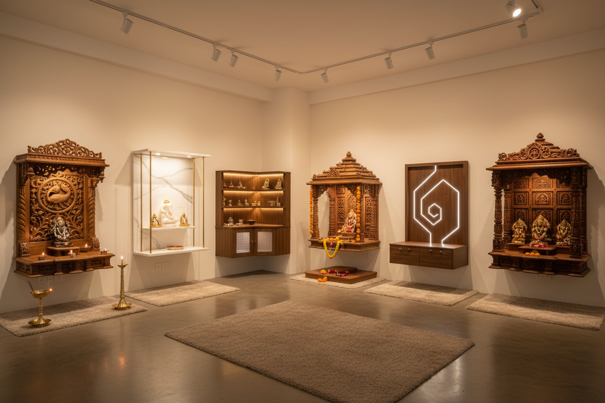 10 Divine Living Room Pooja Units to Elevate Your Home’s Spiritual Vib ...