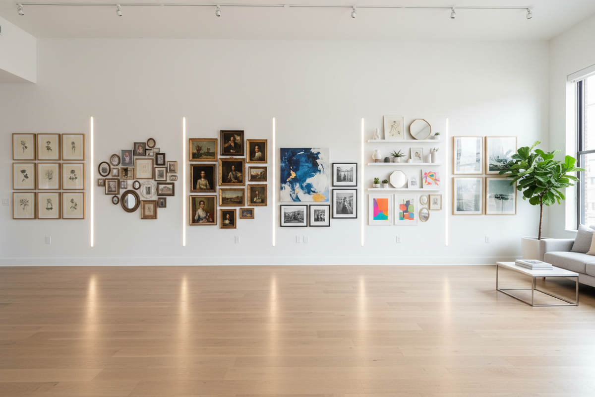 10 Inspiring Ideas to Transform a Blank Wall into a Gorgeous Gallery Display