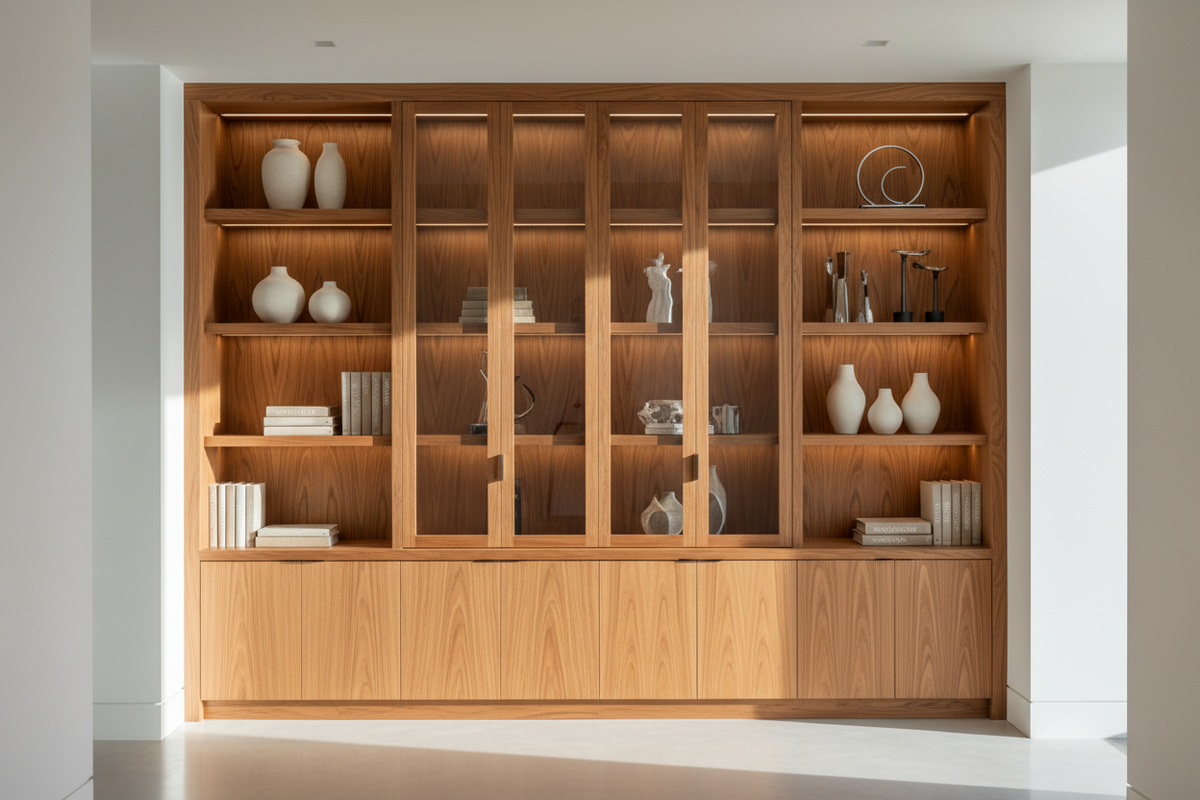 11 Stunning Wooden Showcase Ideas to Elevate Your Hall