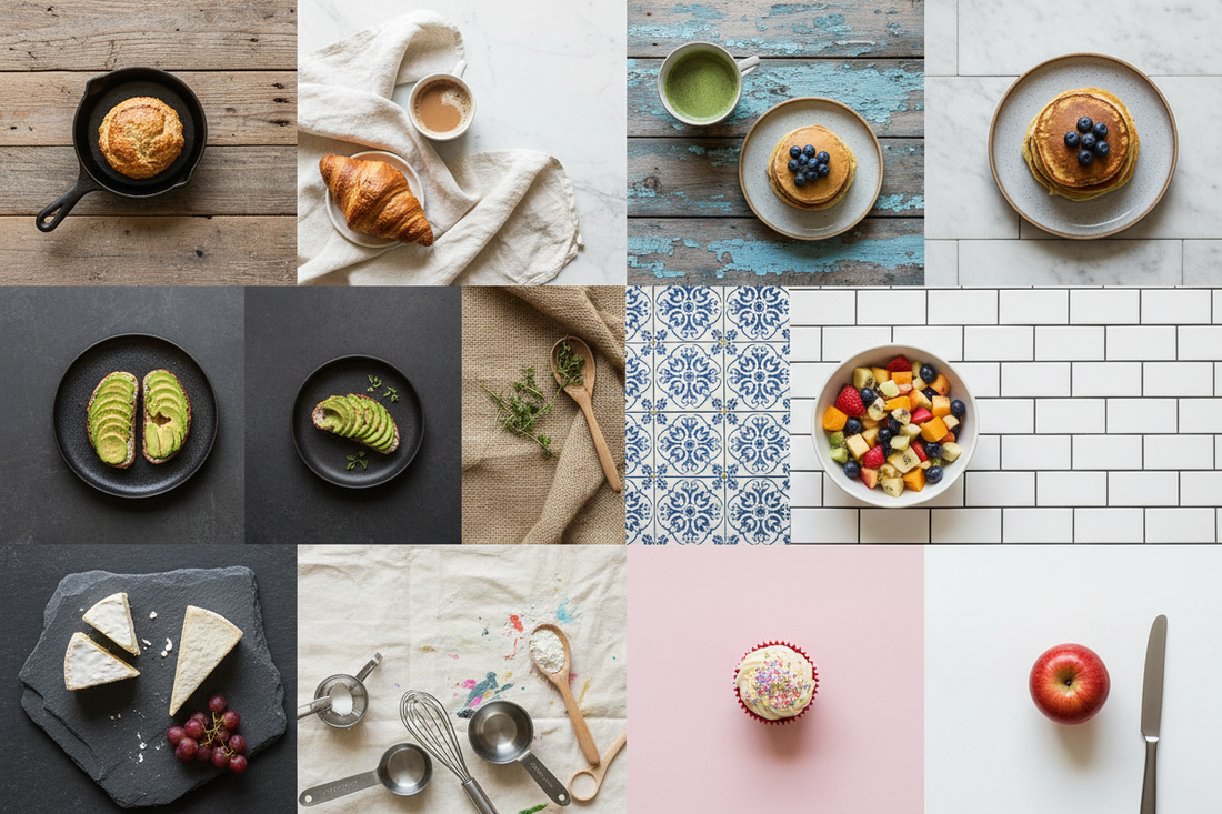 12 Creative & Simple DIY Backdrops for Food Photography