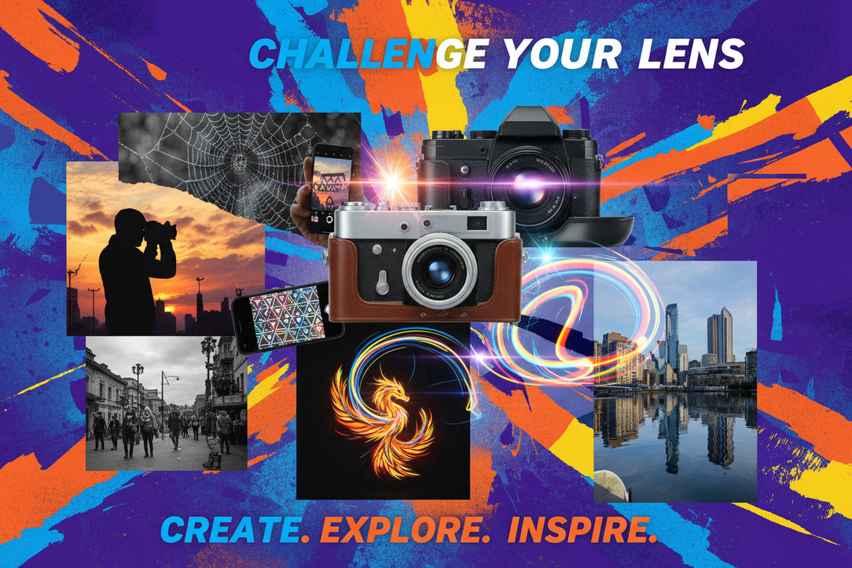 12 Fun and Creative Photography Challenges to Try in 2025