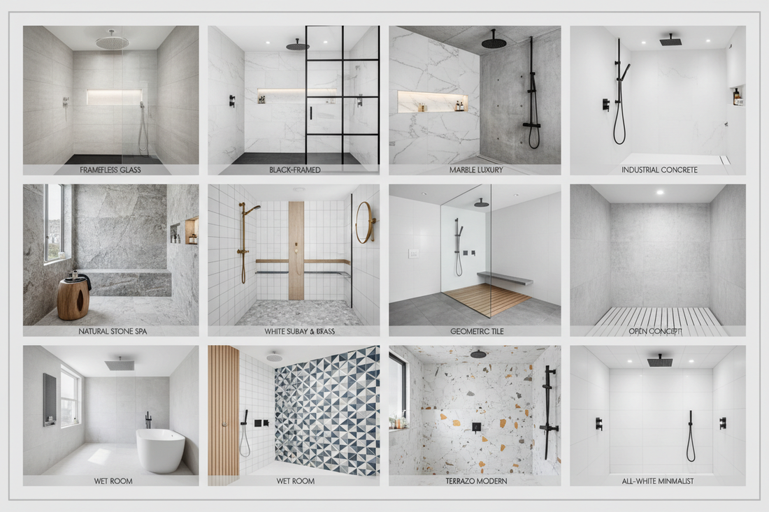 12 Walk-In Shower Concepts for a Contemporary Bathroom Makeover