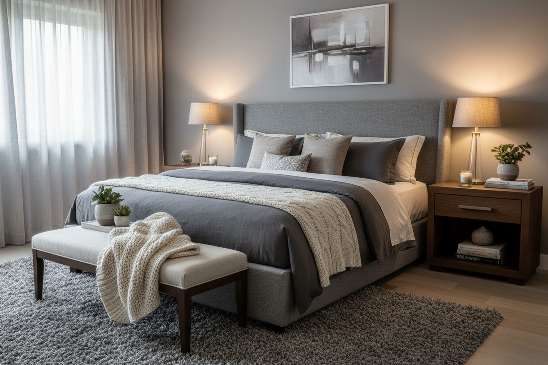 12 Ways to Make Your Grey Bedroom Feel Cozy and Inviting