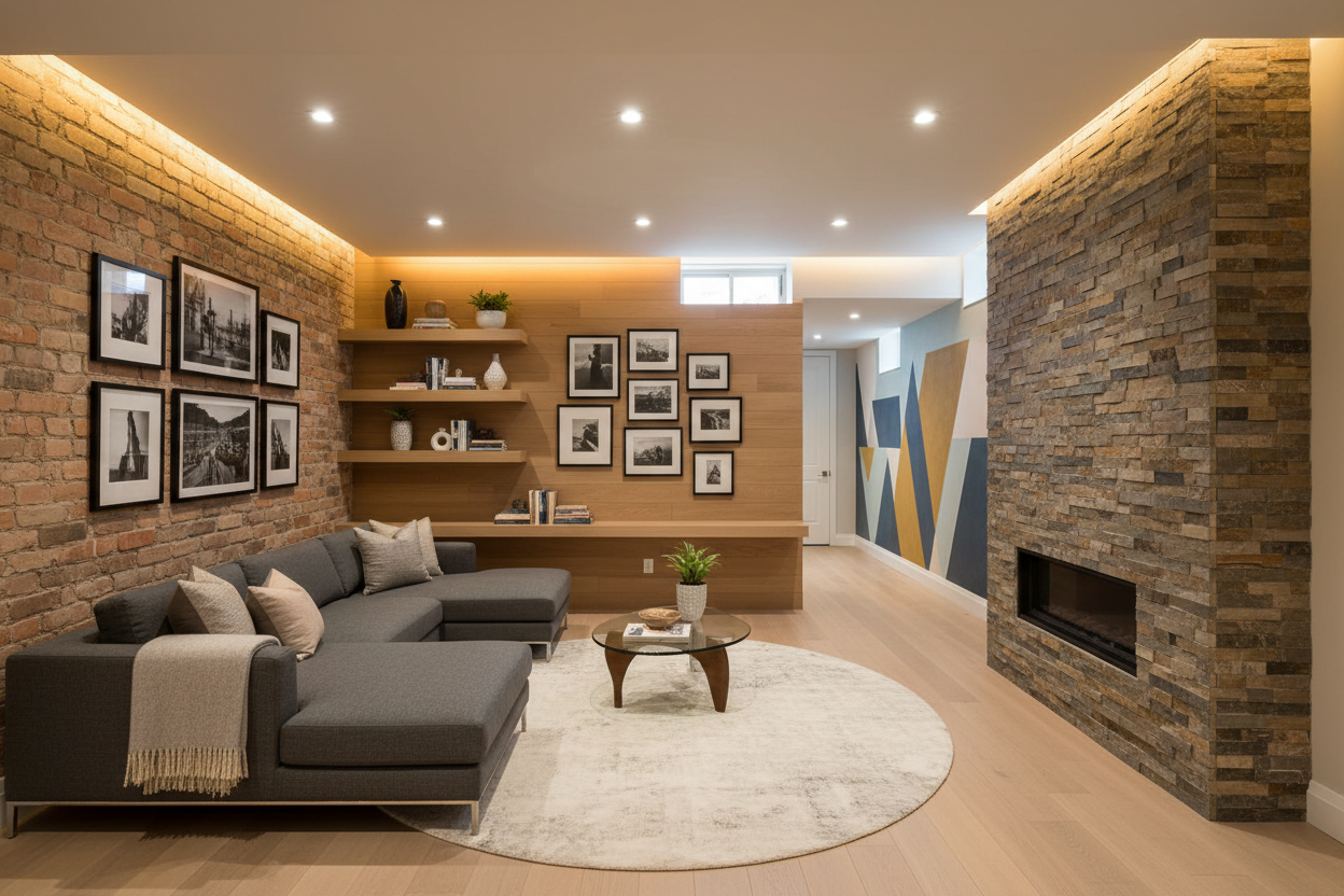 14 Basement Wall Design Ideas to Maximize Your Space and Aesthetic ...