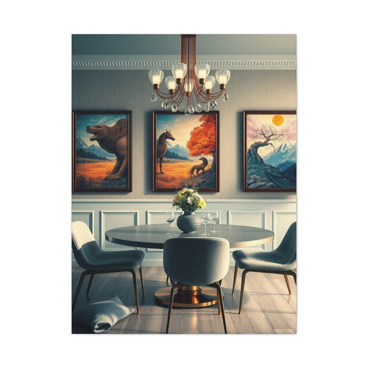 Transform Your Dining Room into a Social Sanctuary with Wall Art