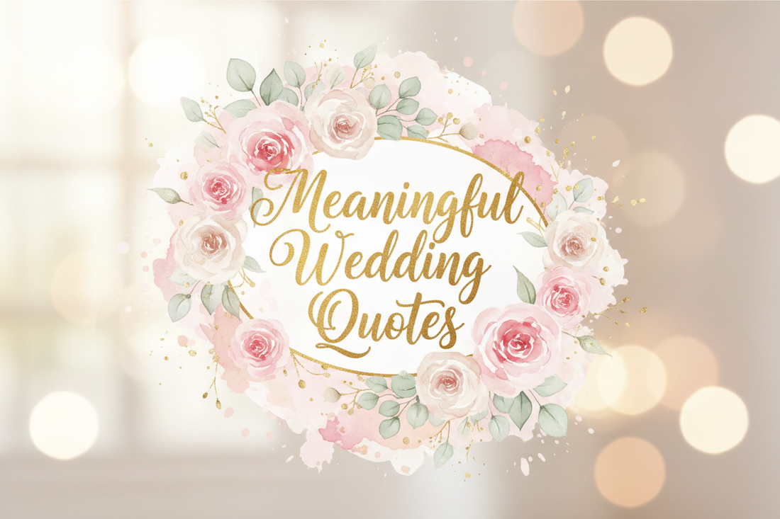 160+ Meaningful Wedding Quotes to Elevate Your Speeches, Vows, and Cards