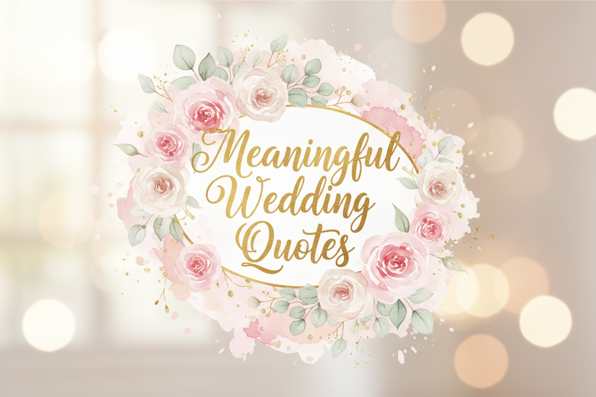 160+ Meaningful Wedding Quotes to Elevate Your Speeches, Vows, and Cards