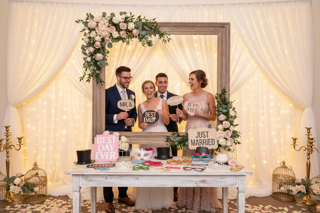 17 Creative Wedding Photo Booth Concepts to Elevate Your Big Day