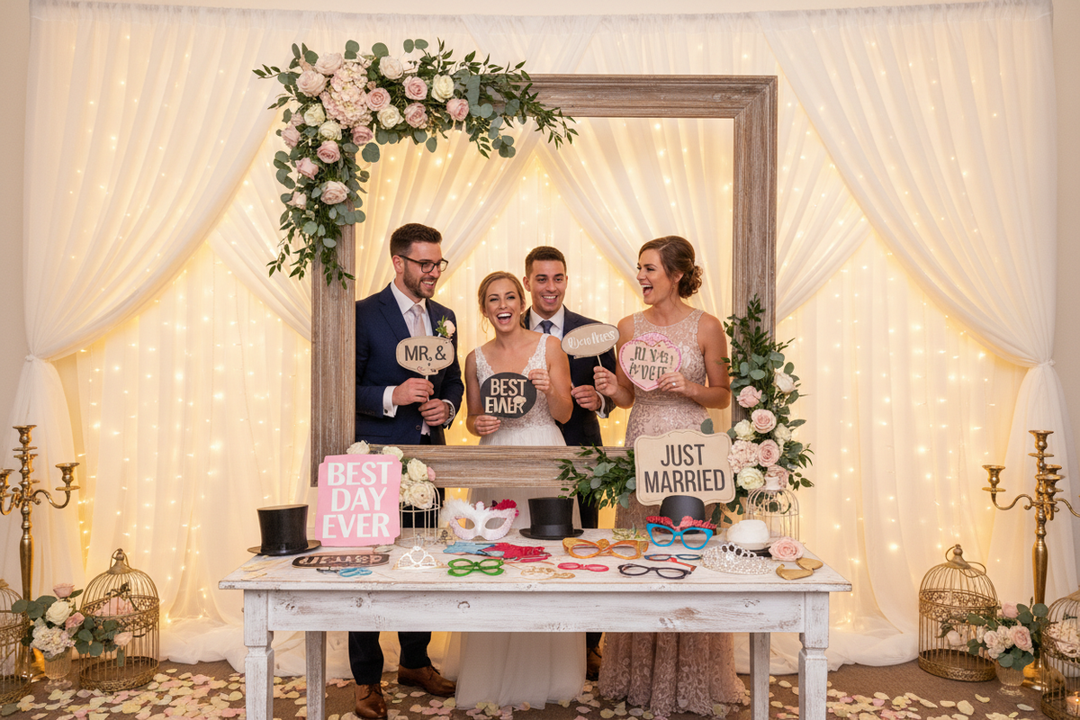 17 Creative Wedding Photo Booth Concepts to Elevate Your Big Day