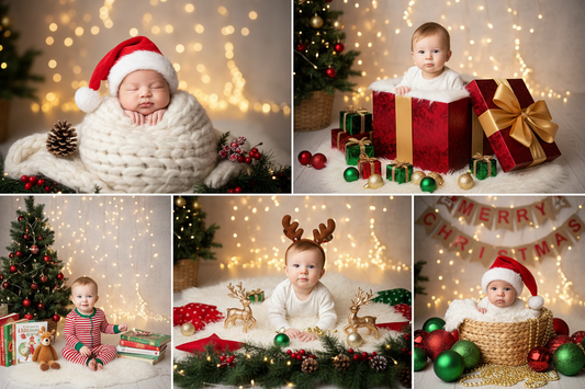 19 Creative and Heartwarming Baby Christmas Photo Ideas