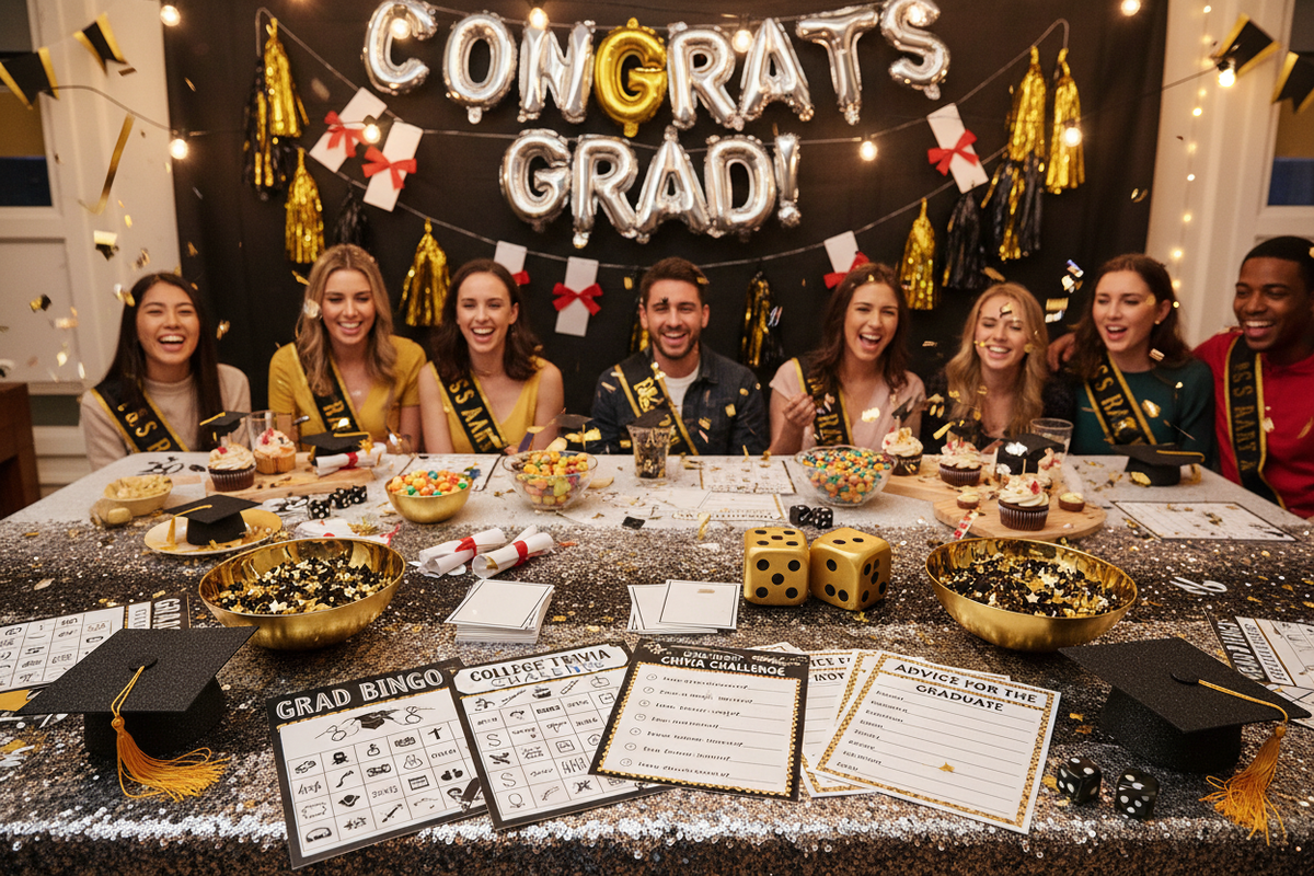20 Exciting Graduation Party Games with Free Printable Activities